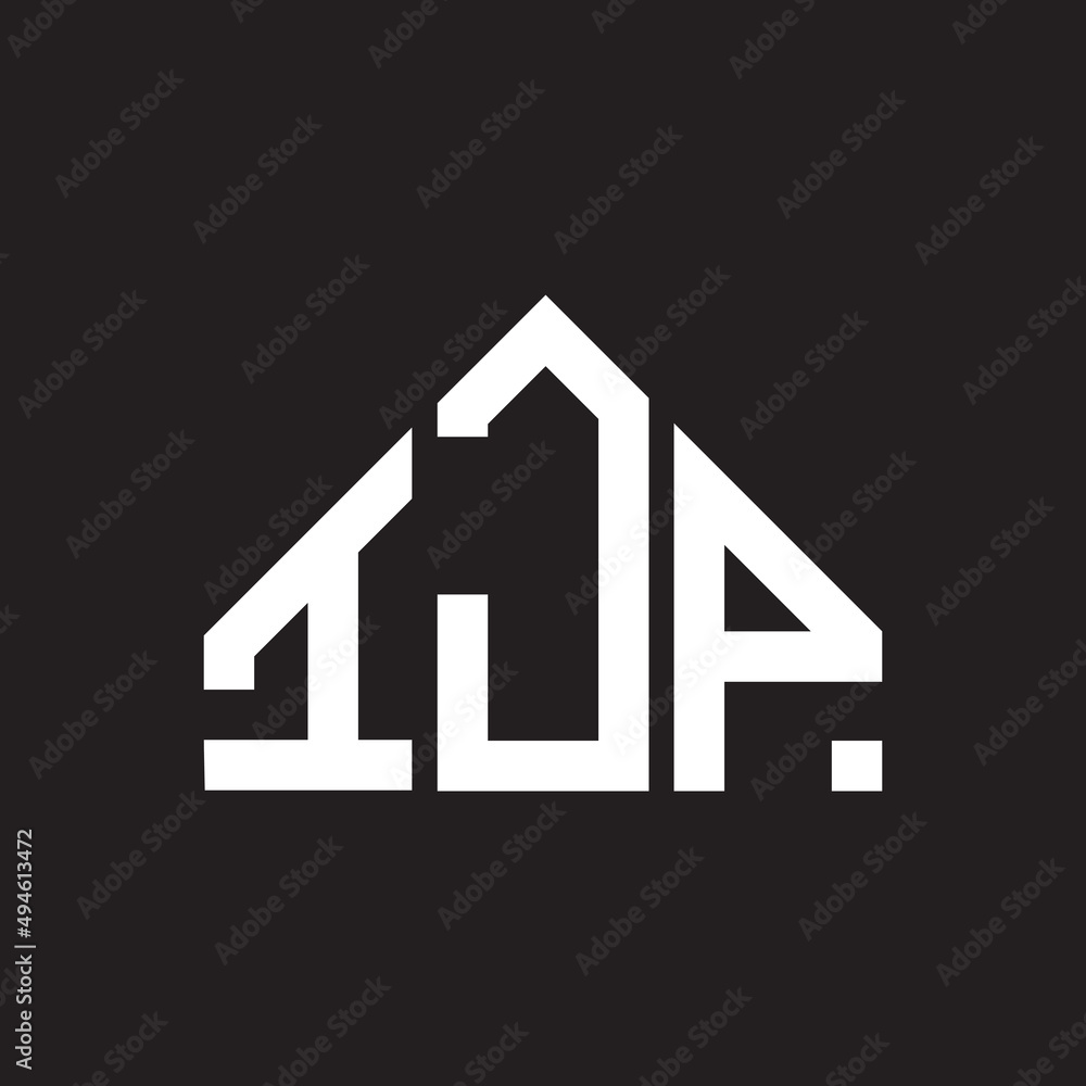 IJP letter logo design on Black background. IJP creative initials letter logo concept. IJP letter design. IJP letter logo design on Black background. IJP creative initials letter logo concept. IJP letter design.