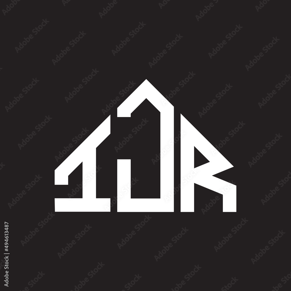 IJR letter logo design on Black background. IJR creative initials letter logo concept. IJR letter design. IJR letter logo design on Black background. IJR creative initials letter logo concept. IJR letter design.