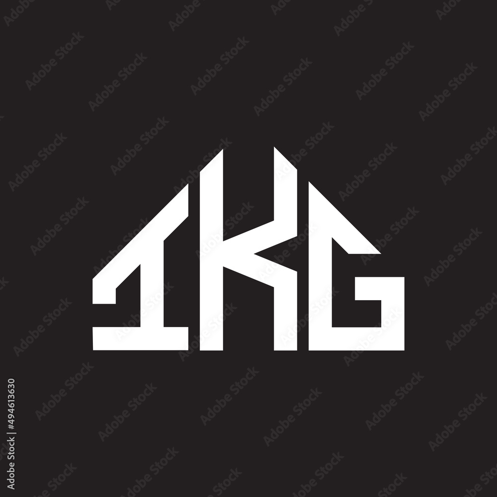 IKG letter logo design on Black background. IKG creative initials letter logo concept. IKG letter design. IKG letter logo design on Black background. IKG creative initials letter logo concept. IKG letter design.