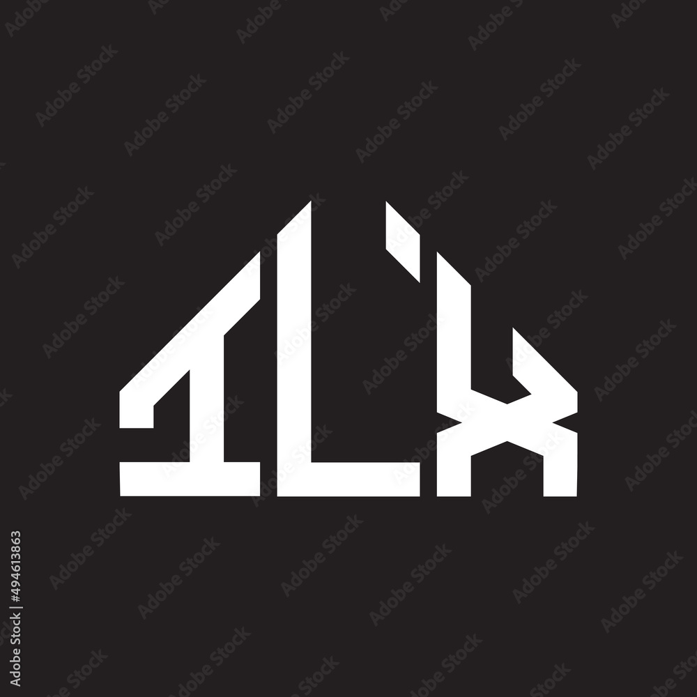 ILX letter logo design on Black background. ILX creative initials letter logo concept. ILX letter design. ILX letter logo design on Black background. ILX creative initials letter logo concept. ILX letter design.