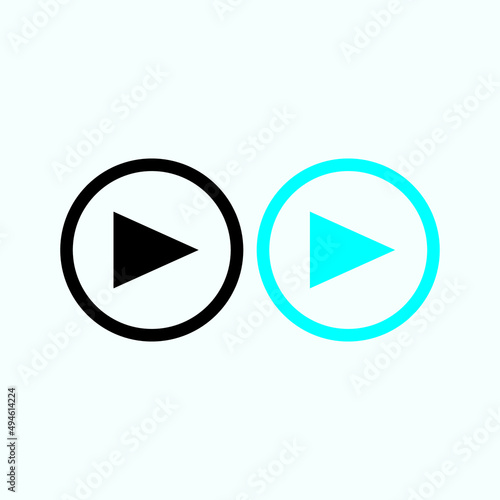 Free Download play icon on button - GFXLoad