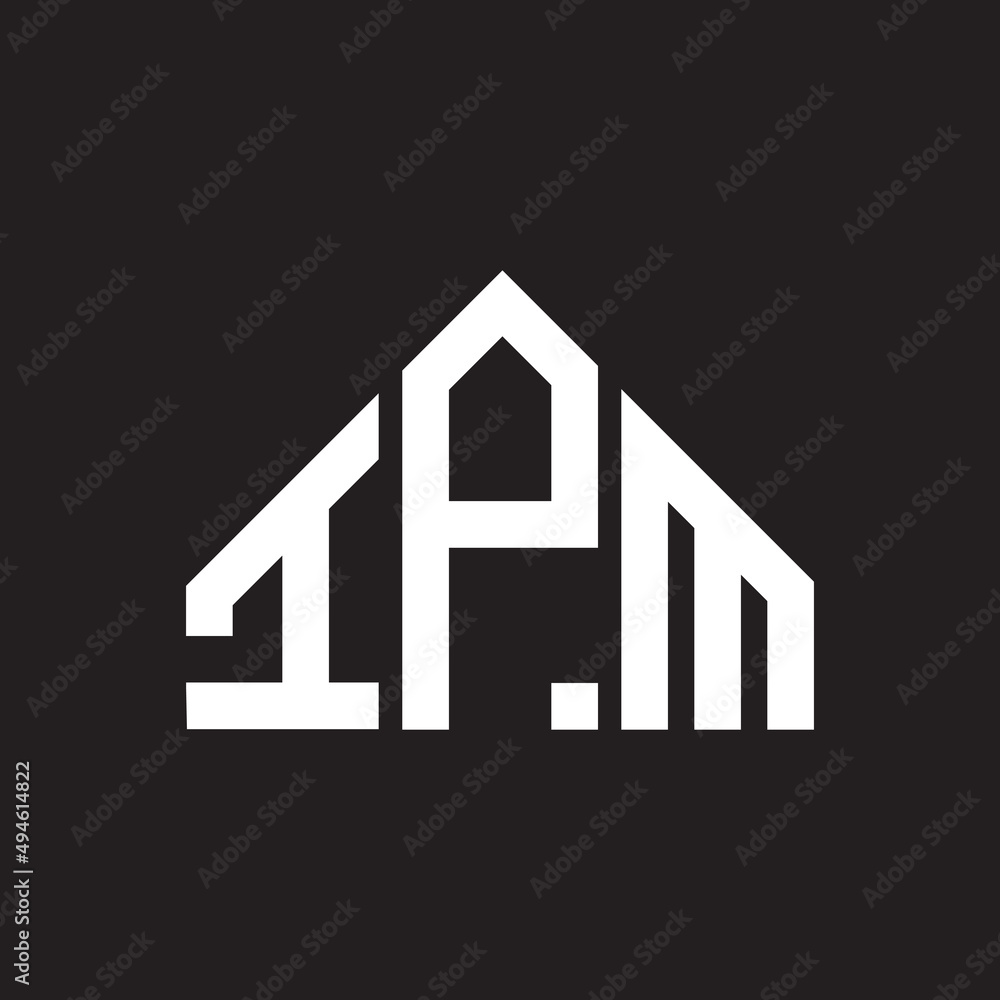 IPM letter logo design on Black background. IPM creative initials letter logo concept. IPM letter design. IPM letter logo design on Black background. IPM creative initials letter logo concept. IPM letter design.
