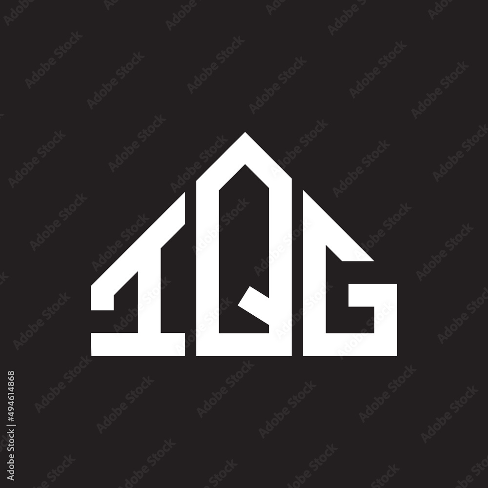 IQG letter logo design on Black background. IQG creative initials letter logo concept. IQG letter design. IQG letter logo design on Black background. IQG creative initials letter logo concept. IQG letter design.