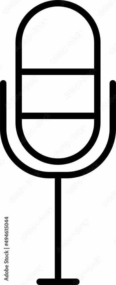 Icon illustration of Microphone icon Icon illustration of Microphone icon