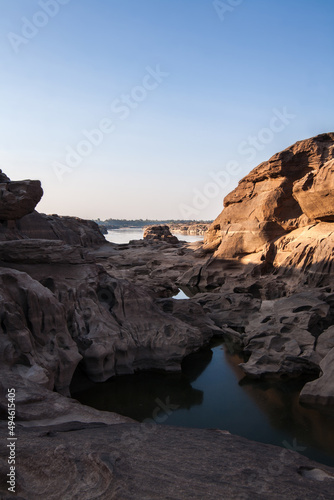 Sam Phan Bok or 3000 Boke  is known as the  Grand Canyon of Thailand  in Ubon Ratchathani Province