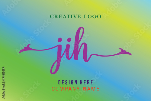 JIH lettering logo is simple, easy to understand and authoritative