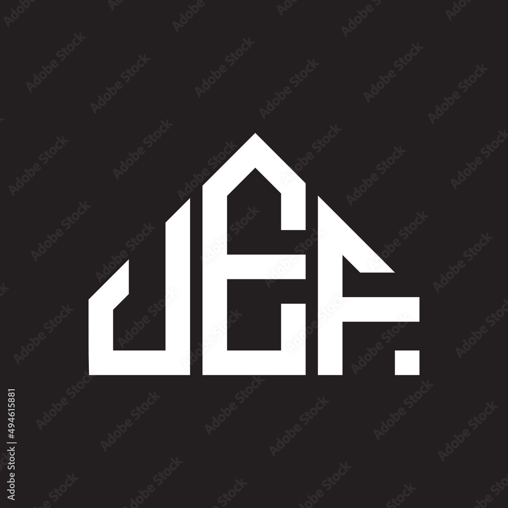 JEF letter logo design on black background. JEF creative initials letter logo concept. JEF letter design. JEF letter logo design on black background. JEF creative initials letter logo concept. JEF letter design.