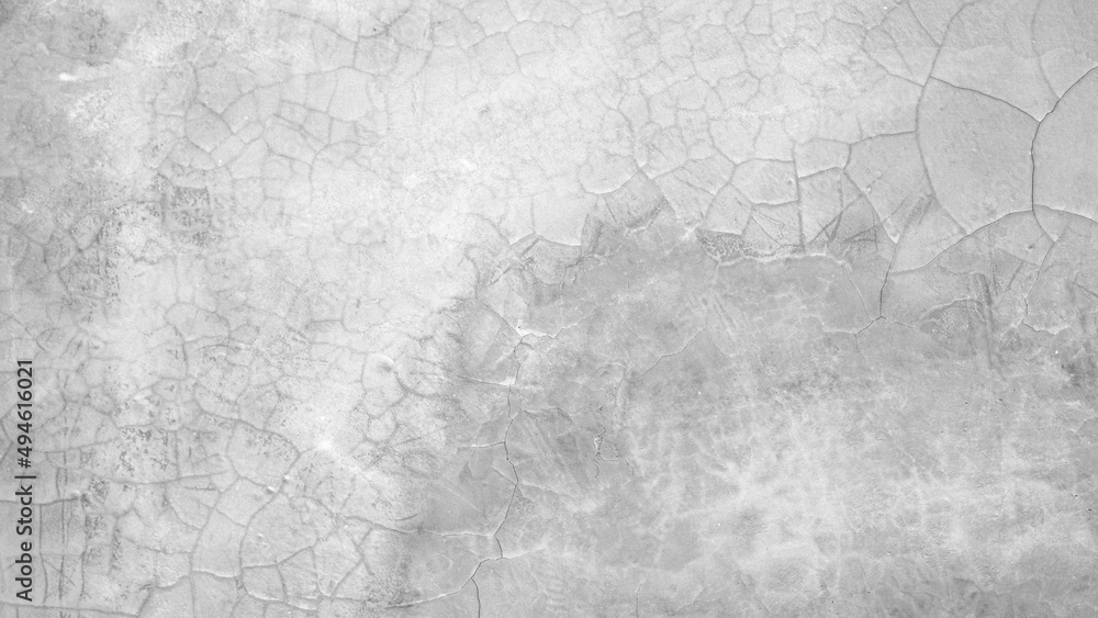 Naklejka premium black and white abstract illustration background Rough texture, vintage grunge with dirty crack pattern.
