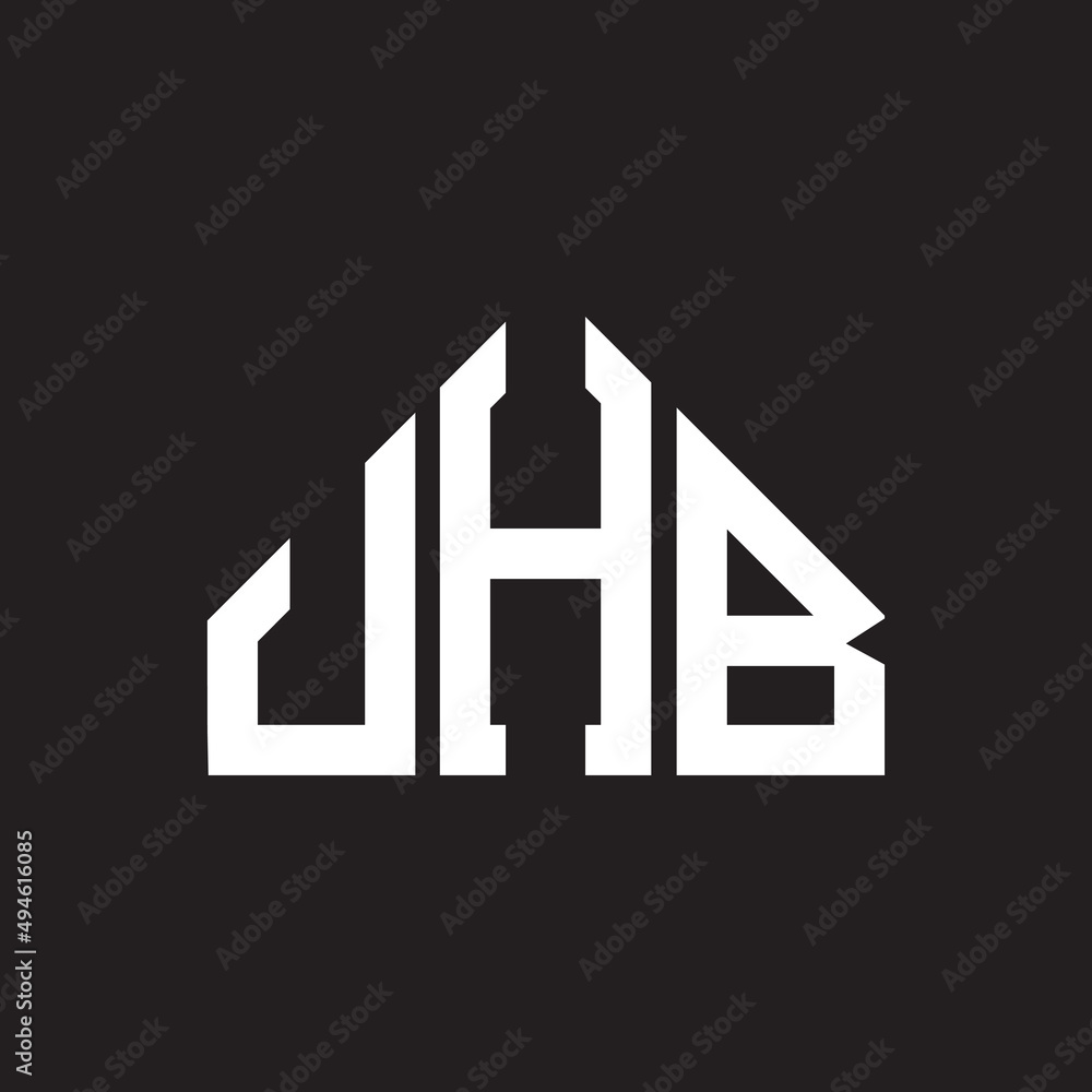 JHB letter logo design on Black background. JHB creative initials letter logo concept. JHB letter design. JHB letter logo design on Black background. JHB creative initials letter logo concept. JHB letter design.