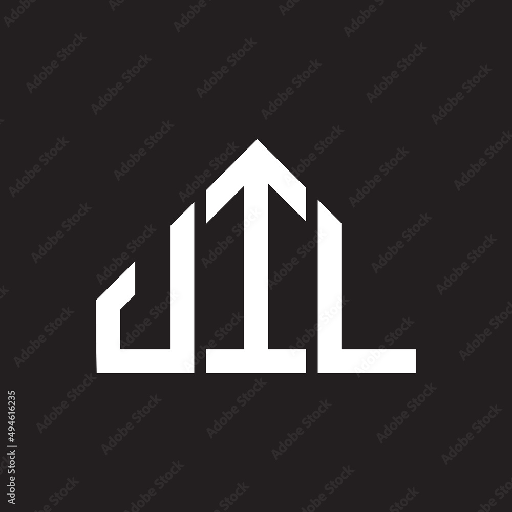 JIL letter logo design on Black background. JIL creative initials letter logo concept. JIL letter design. JIL letter logo design on Black background. JIL creative initials letter logo concept. JIL letter design.