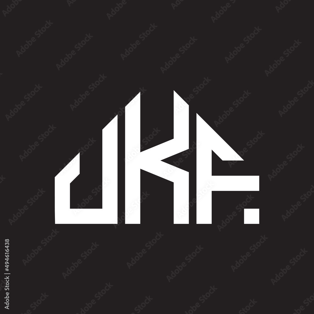 JKF letter logo design on Black background. JKF creative initials letter logo concept. JKF letter design. JKF letter logo design on Black background. JKF creative initials letter logo concept. JKF letter design.