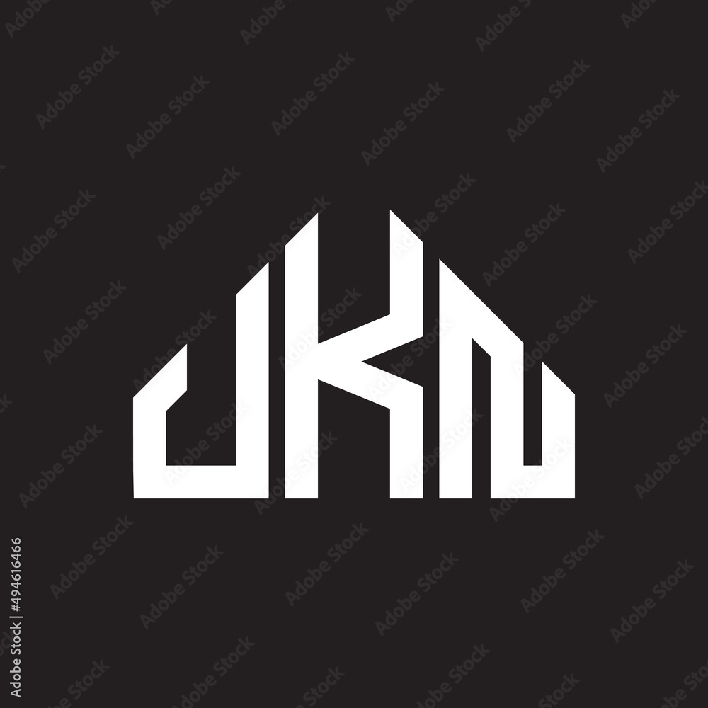 JKN letter logo design on Black background. JKN creative initials letter logo concept. JKN letter design. 