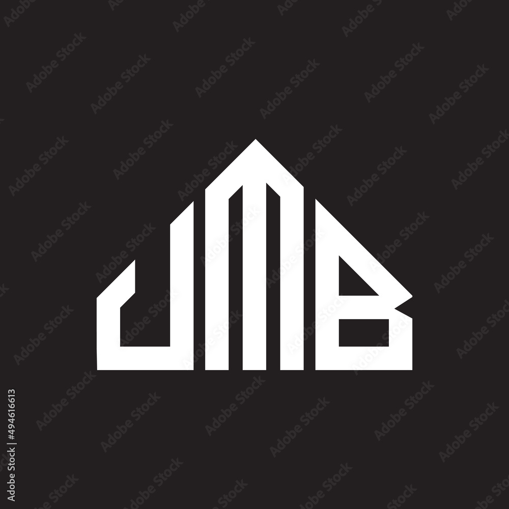 UMB letter logo design on black background. UMB creative initials letter logo concept. UMB letter design. UMB letter logo design on black background. UMB creative initials letter logo concept. UMB letter design.