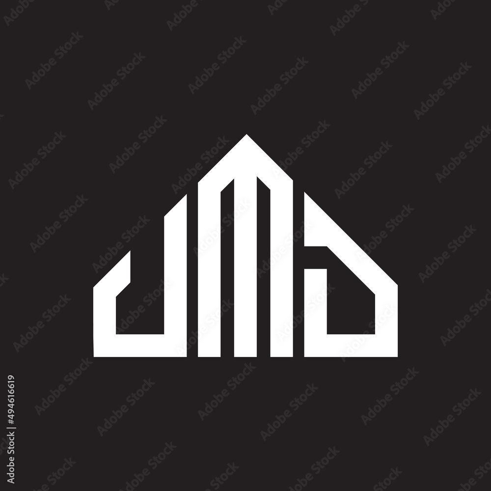 UMD letter logo design on black background. UMD creative initials letter logo concept. UMD letter design. UMD letter logo design on black background. UMD creative initials letter logo concept. UMD letter design.