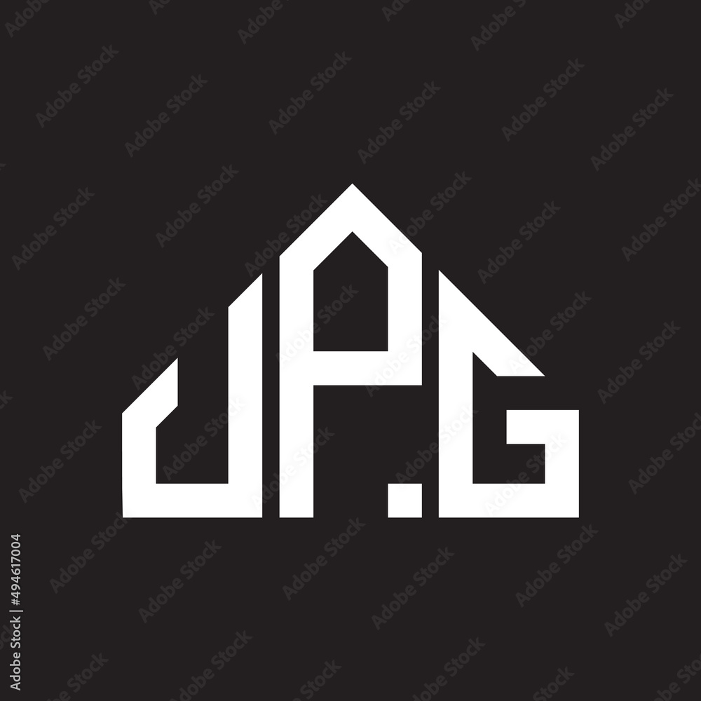UPG letter logo design on black background. UPG creative initials letter logo concept. UPG letter design. UPG letter logo design on black background. UPG creative initials letter logo concept. UPG letter design.