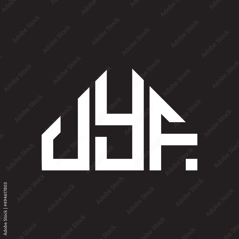 UYF letter logo design on black background. UYF creative initials letter logo concept. UYF letter design. UYF letter logo design on black background. UYF creative initials letter logo concept. UYF letter design.