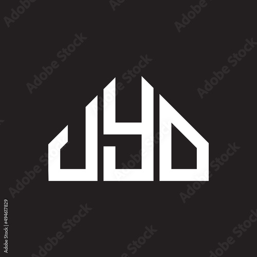 UYO letter logo design on black background. UYO creative initials letter logo concept. UYO letter design.