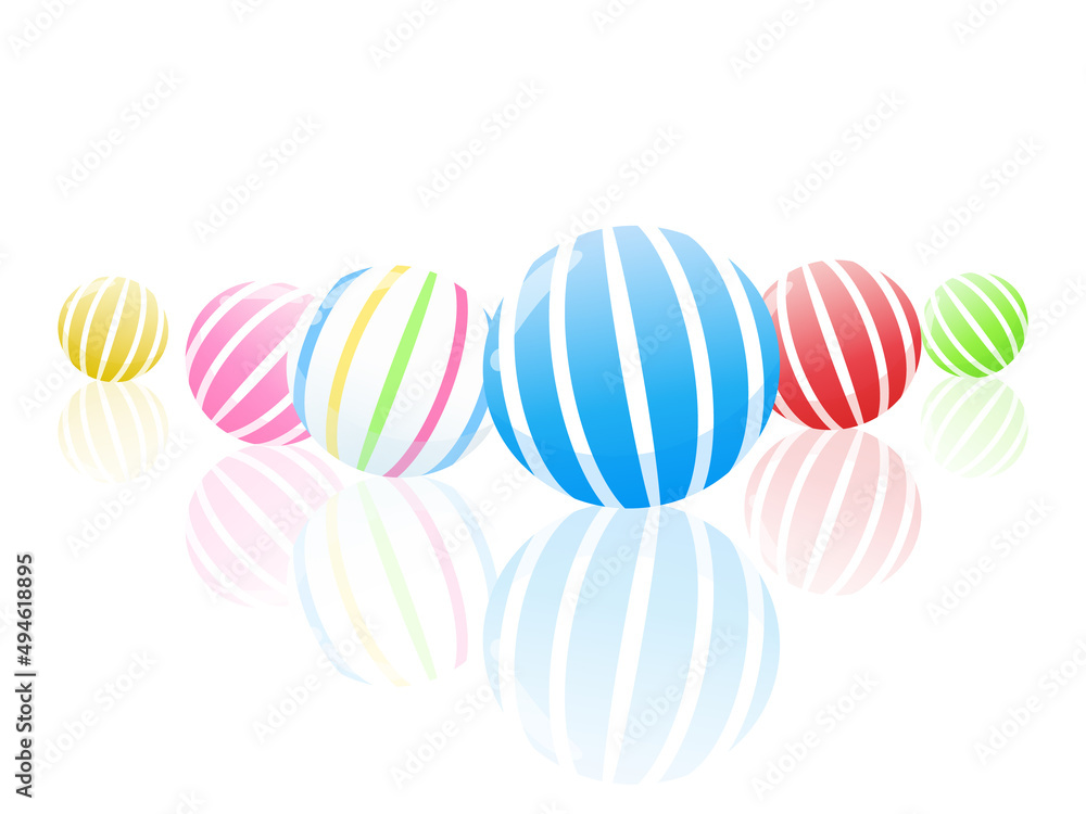 Obraz premium 転がる手毬飴