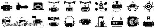 metaverse icon set