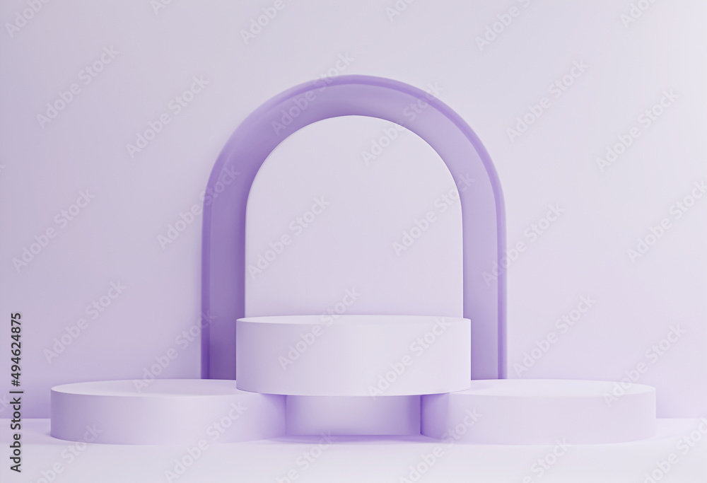 Luxury purple podium scene for product presentation Luxury purple podium scene for product presentation