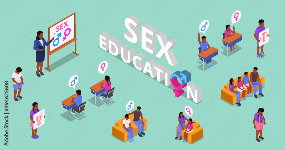Sex Education Isometric Set