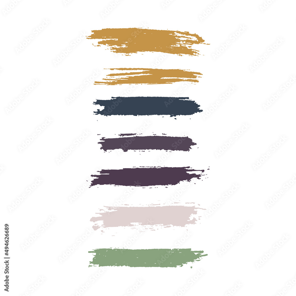 Set of Paint Brush Strokes - brush paint strokes, vector illustration Set of Paint Brush Strokes - brush paint strokes, vector illustration