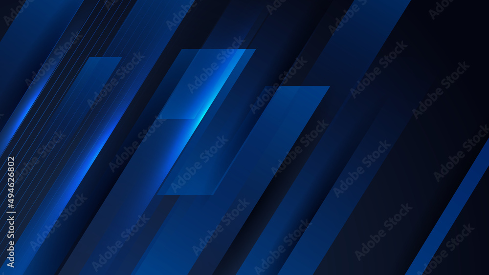 Abstract blue and black background