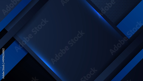 Abstract blue and black background