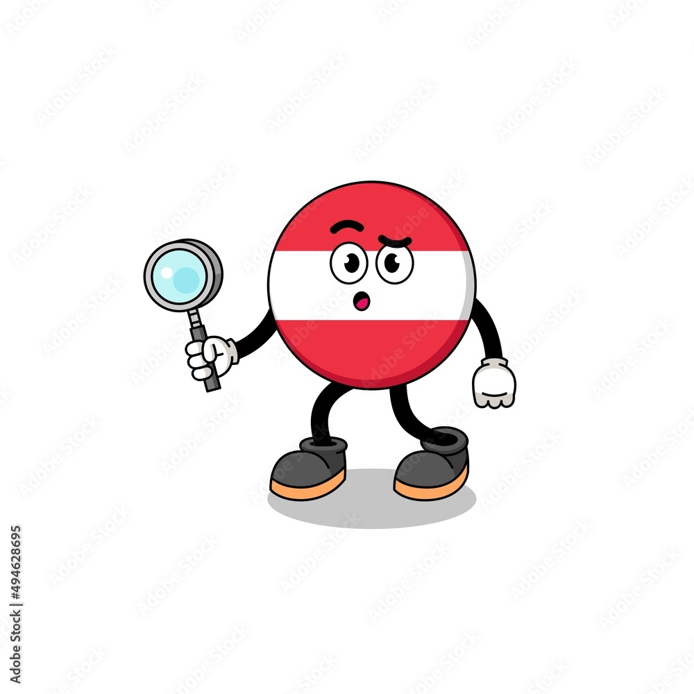 Mascot of austria flag searching Mascot of austria flag searching