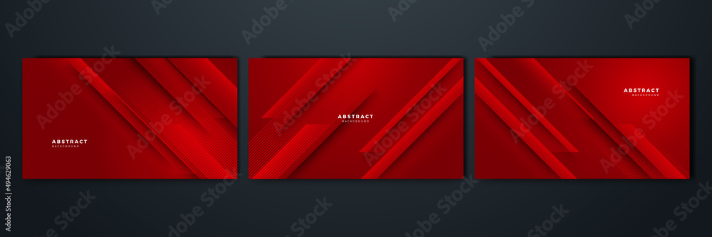 Abstract red vector background with stripes dots circles waves Abstract red vector background with stripes dots circles waves