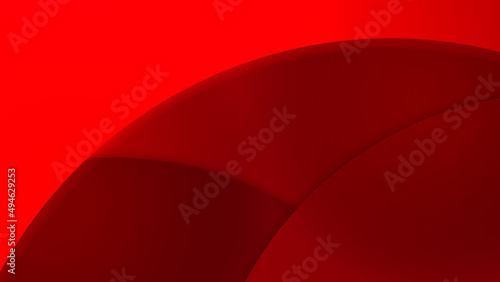 Abstract red vector background with stripes dots circles waves