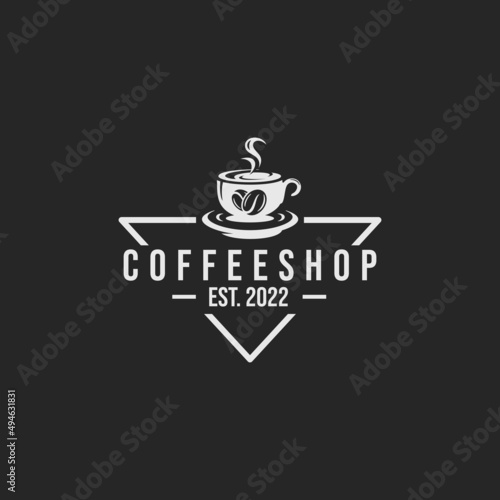 Wallpaper Mural Coffee shop logo design vector	 Torontodigital.ca