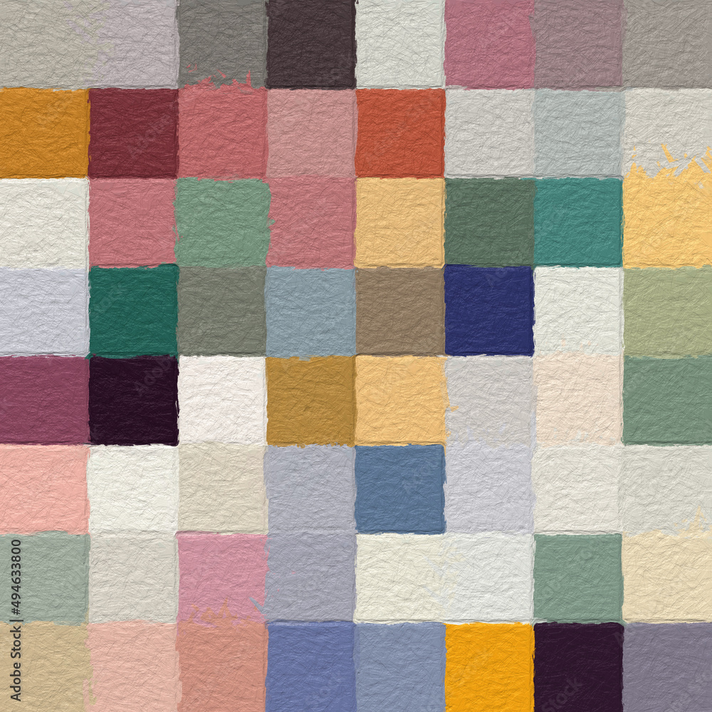 Geometric colorful pattern with a rough texture background. Background texture wall and have copy space for text. Picture for creative wallpaper or design art work. Geometric colorful pattern with a rough texture background. Background texture wall and have copy space for text. Picture for creative wallpaper or design art work.