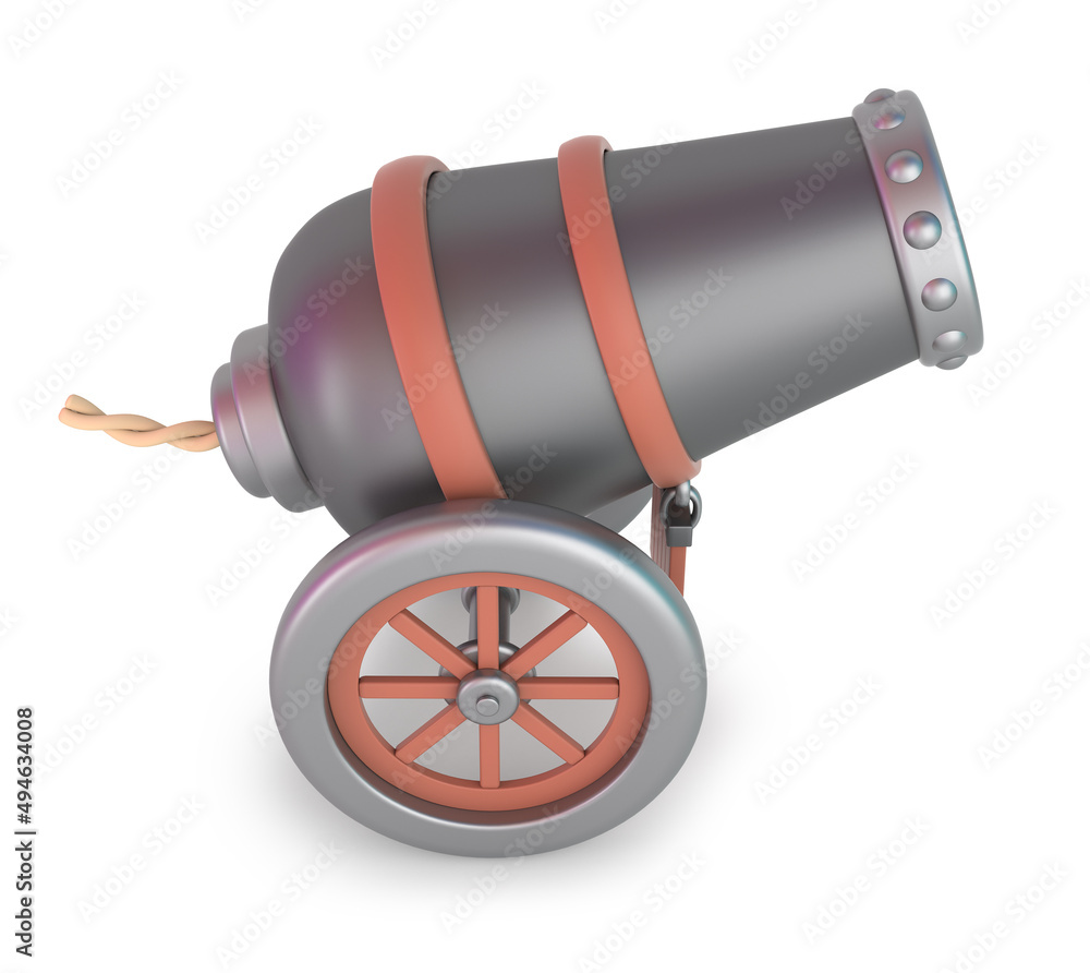 Naklejka premium Ramadan Cannon Left Side 