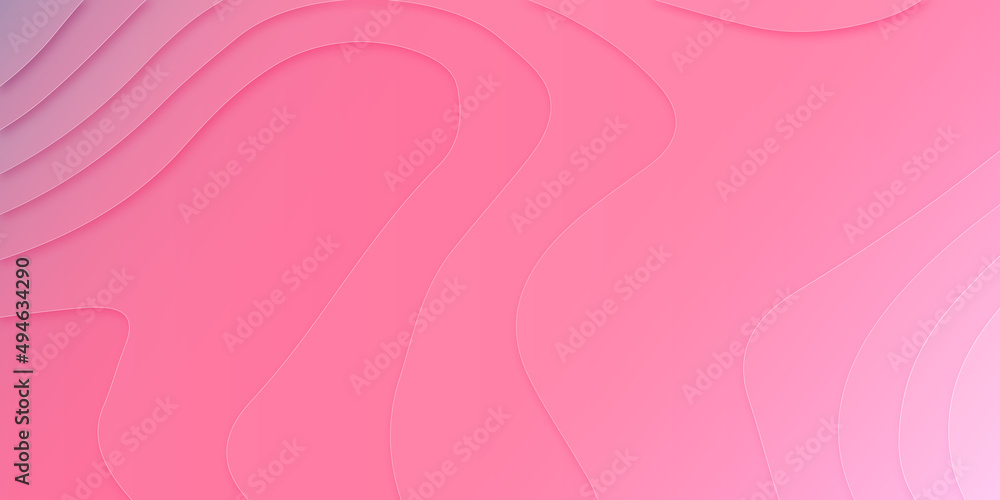 Papercut abstract background with pink colour smooth gradient Vector illustration. Light Pink curve line background pink vector overlap paper layer with white space for text and message design. Papercut abstract background with pink colour smooth gradient Vector illustration. Light Pink curve line background pink vector overlap paper layer with white space for text and message design.