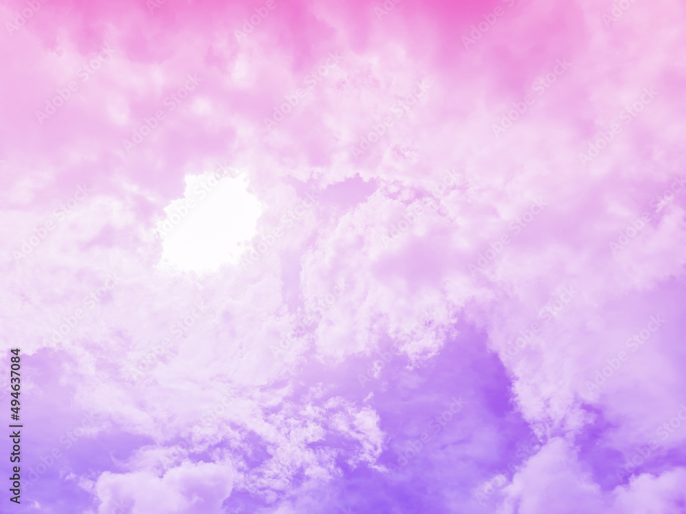 pink sky background with white clouds There was a ray of sunshine as if in heaven. pink sky background with white clouds There was a ray of sunshine as if in heaven.