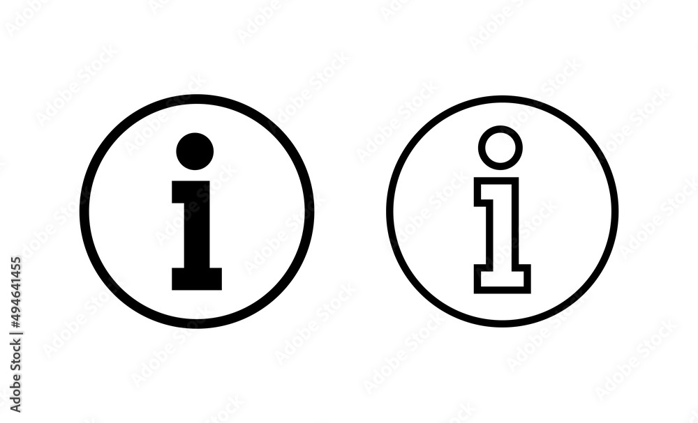 Info sign icon vector. about us sign and symbol. Faq icon Info sign icon vector. about us sign and symbol. Faq icon