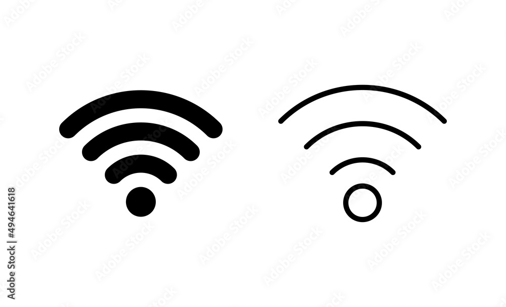 Wifi icon vector. signal sign and symbol. Wireless icon Wifi icon vector. signal sign and symbol. Wireless icon