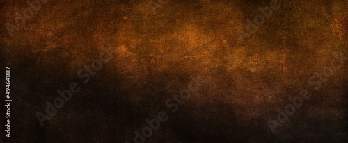 Red Orange colored abstract background with light glow and fine texture.