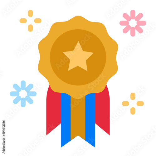 achievement flat icon