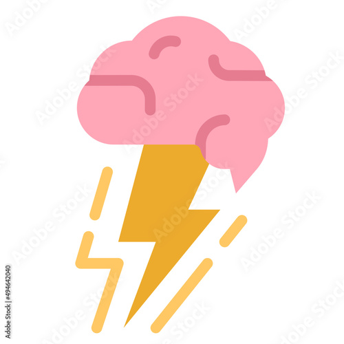 brainstorm flat icon
