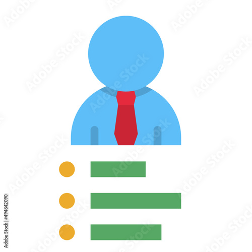 skill flat icon