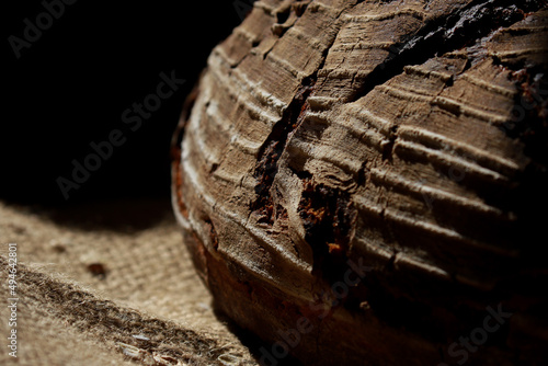 selective focus, handmade bread,
concept of traditional bread baking methods, 