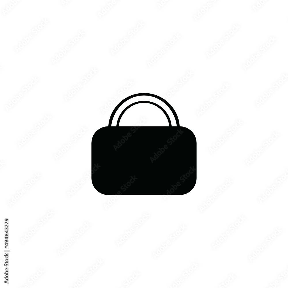women's bag icon on a white background women's bag icon on a white background