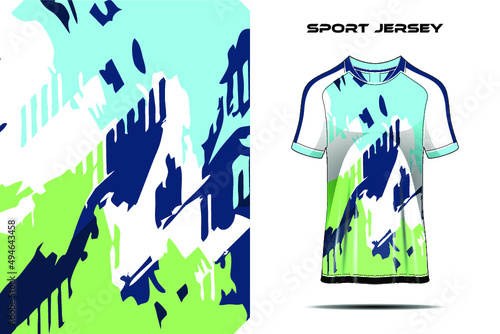 tshirt design sports design for racing cycling gaming jersey vector Premium Vector