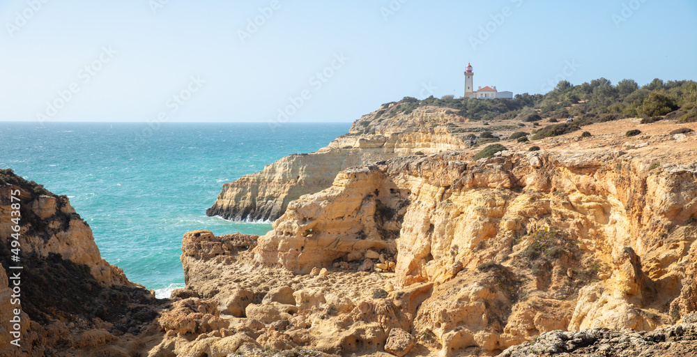 Algarve- amazing coast with cliff and