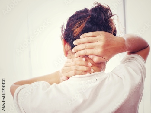 people with back ache, shoulder and neck pain or occipital muscle pain.