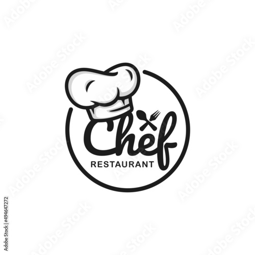 Chef logo design. Restaurant logo
