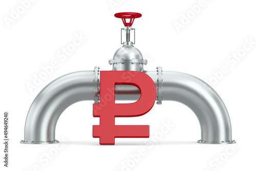 pipeline and sign ruble on ...