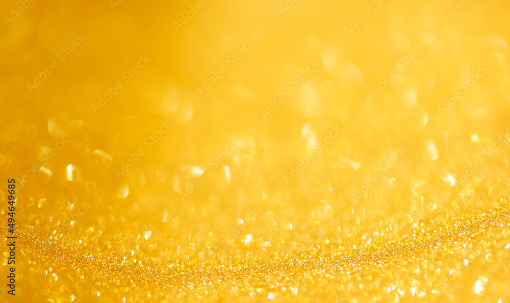 Abstract glitter yellow bokeh Abstract glitter yellow bokeh